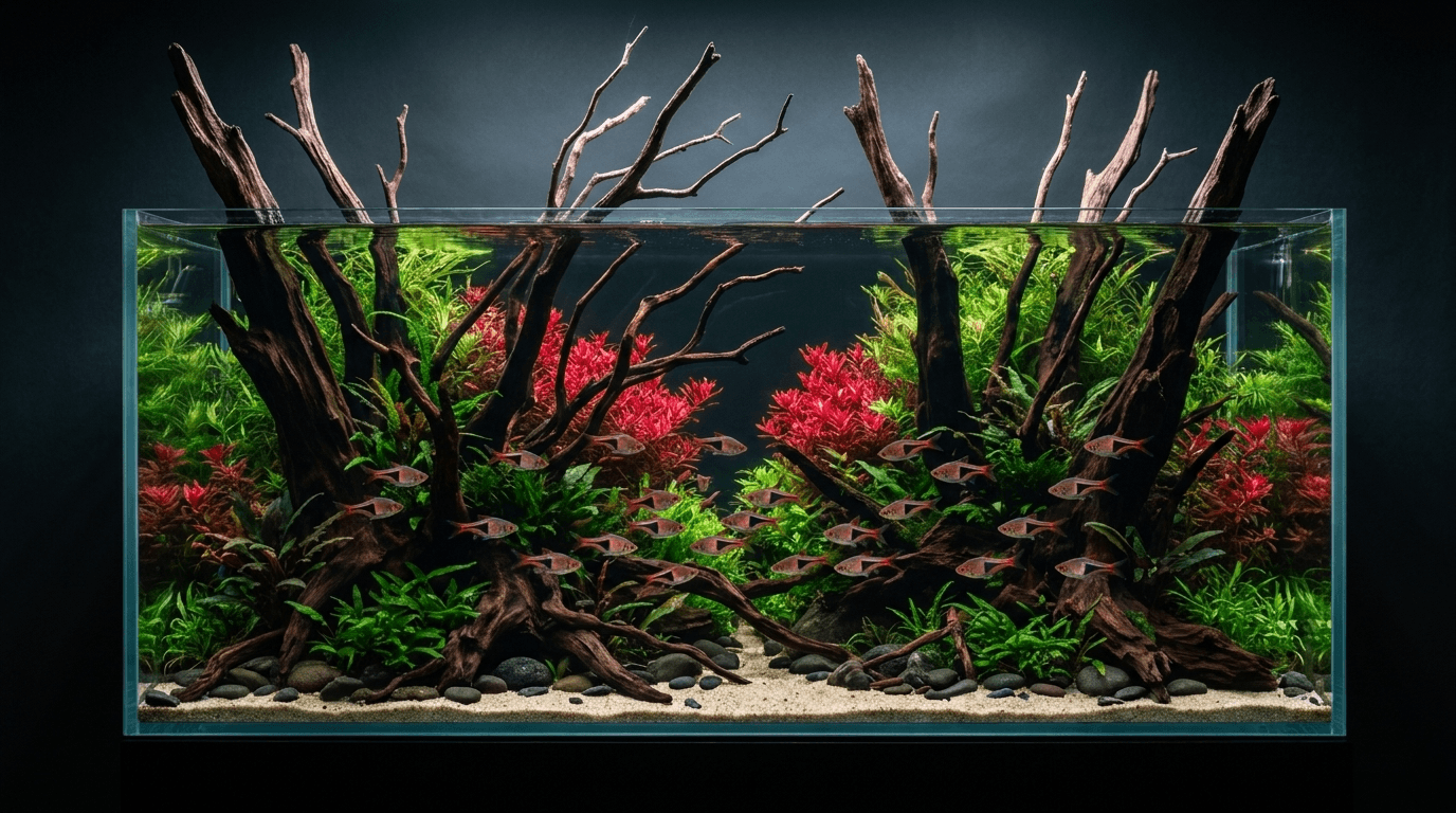 Brazilian-style aquascape