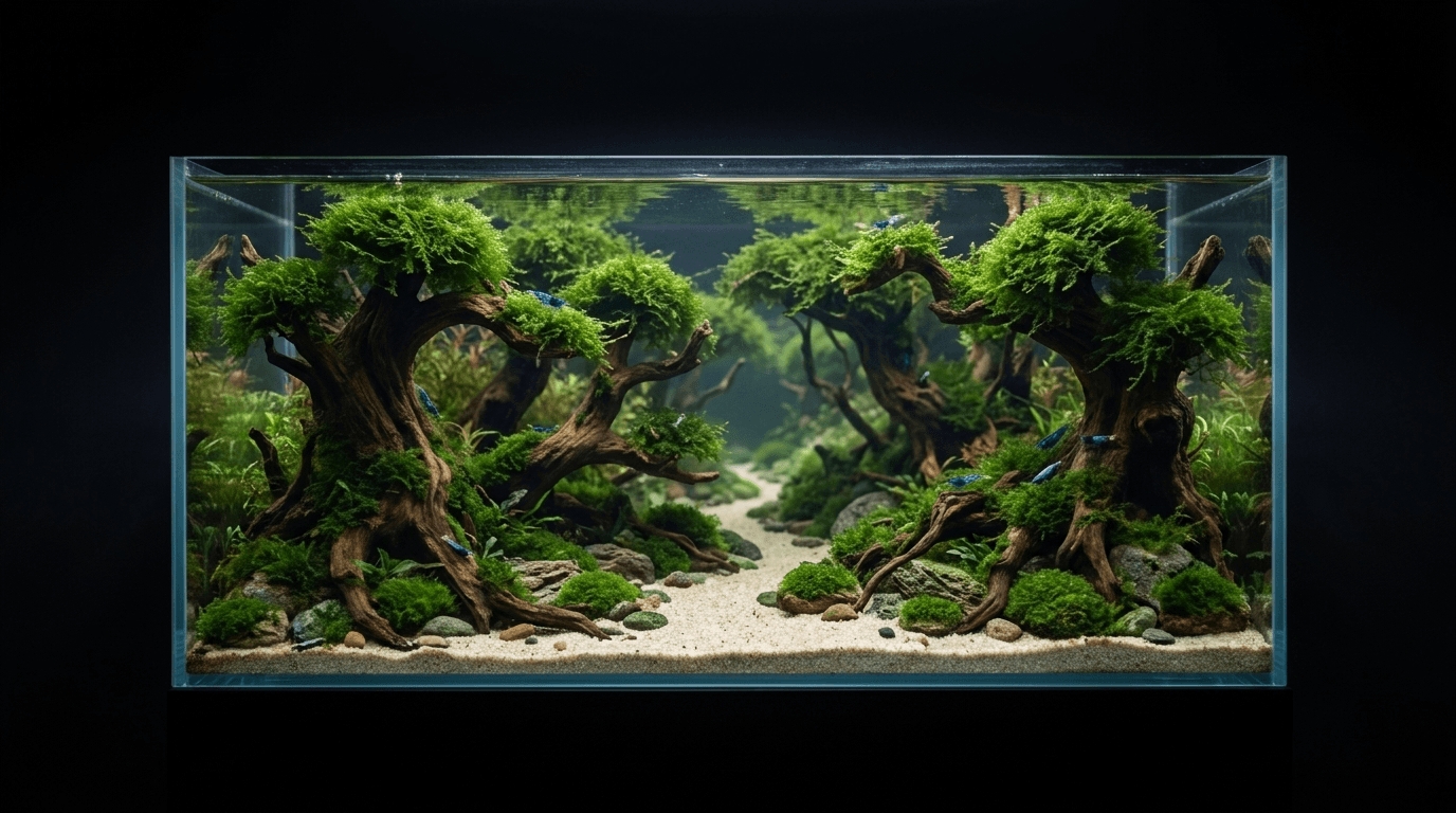 Diorama-style aquascape